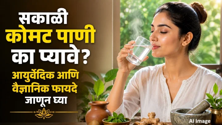 सकाळी कोमट पाणी का प्यावे? आयुर्वेदिक आणि वैज्ञानिक फायदे जाणून घ्या