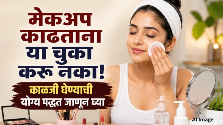 मेकअप काढताना या चुका अजिबात करू नका! त्वचेची काळजी घेण्याची योग्य पद्धत जाणून घ्या