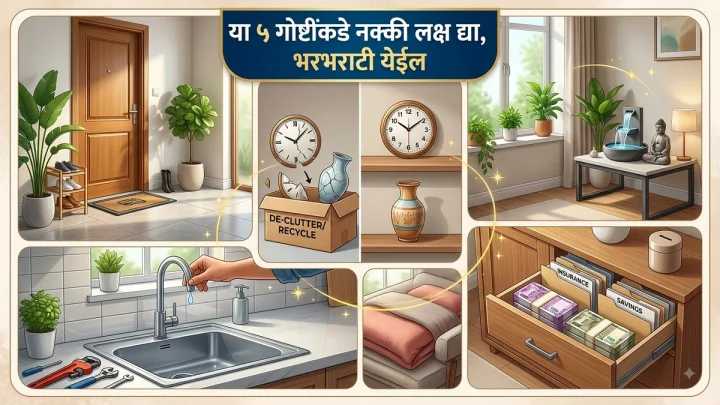घरात पैसा टिकत नाही? वास्तुशास्त्रानुसार 'या' ५ चुका टाळा