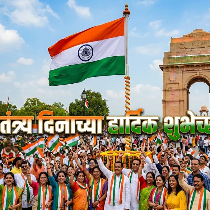 Happy independence day in marathi