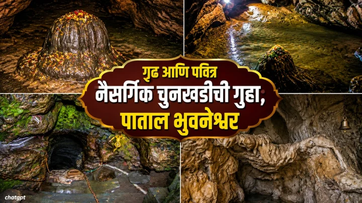 अत्यंत गूढ, निसर्गरम्य आणि पवित्र नैसर्गिक चुनखडीची गुहा; पाताल भुवनेश्वर पिथौरागढ उत्तराखंड