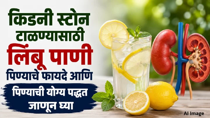 किडनी स्टोनचा धोका टाळण्यासाठी लिंबू पाणी ठरू शकते फायदेशीर! जाणून घ्या पिण्याची योग्य पद्धत