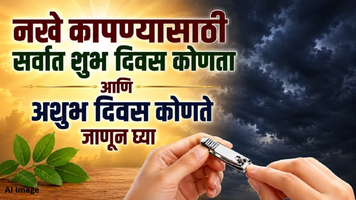 नखे कापण्यासाठी सर्वात शुभ दिवस कोणता आणि अशुभ दिवस कोणते जाणून घ्या