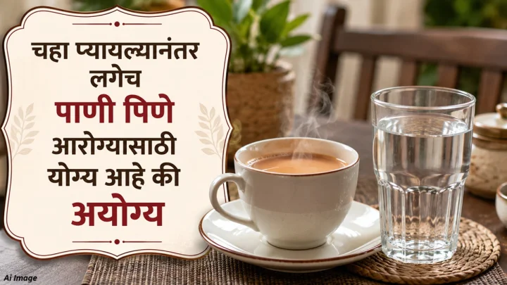 चहा प्यायल्यानंतर लगेच पाणी पिणे योग्य आहे की अयोग्य? वाचा