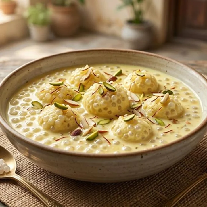 Sabudana Rasmalai