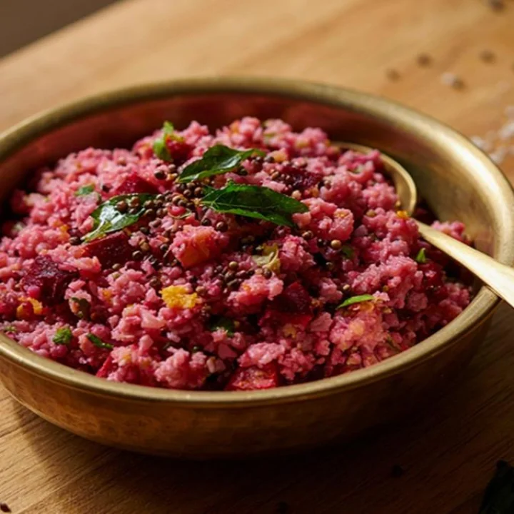 Pink Beetroot Upma