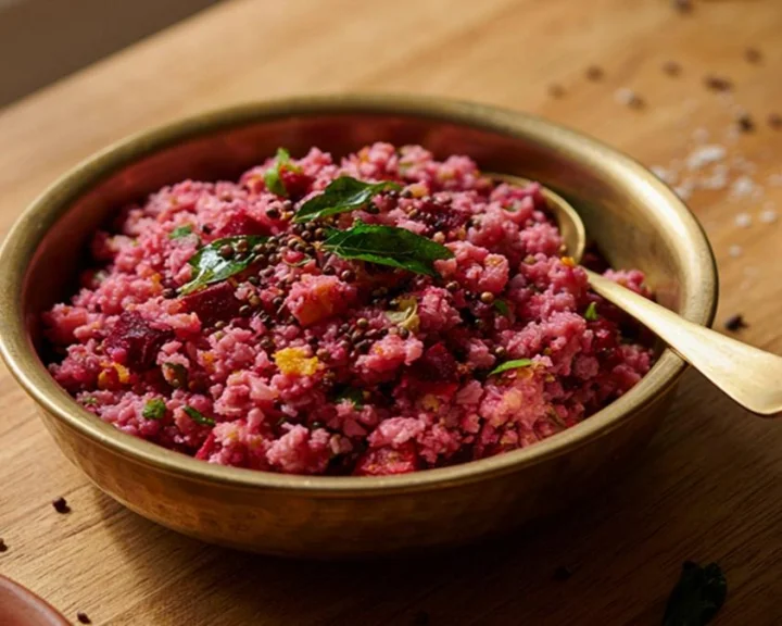 Pink Beetroot Upma