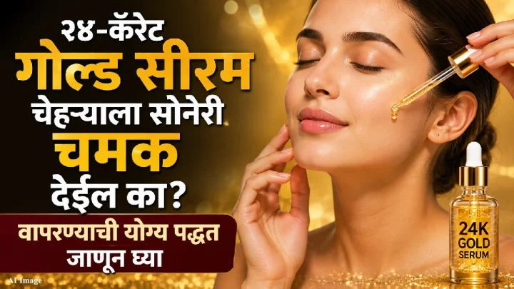 २४-कॅरेट गोल्ड सीरम चेहऱ्याला देईल सोनेरी ग्लो? जाणून घ्या वापरण्याची योग्य पद्धत आणि फायदे