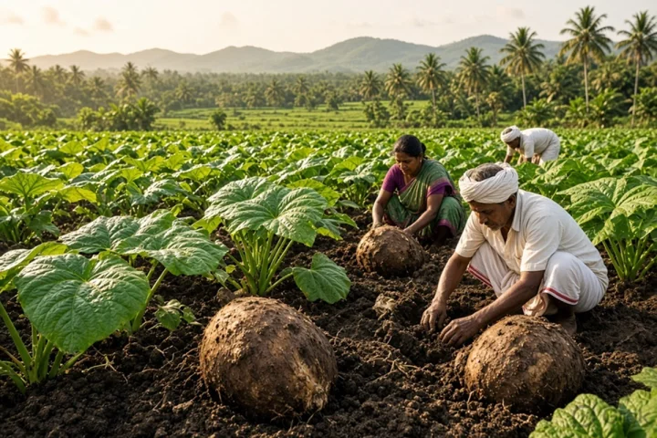 Elephant Foot Yam Farming