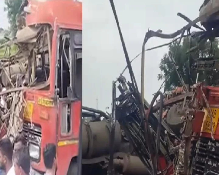 Nashik truck and bus accident