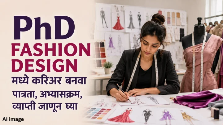 फॅशन डिझाईनमध्ये PhD करून बनवा शानदार करिअर; पात्रता, अभ्यासक्रम आणि करिअरची व्याप्ती जाणून घ्या