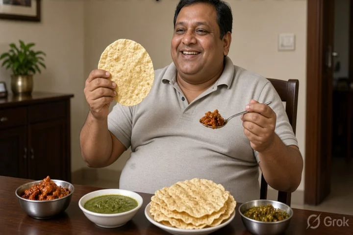 मधुमेह असताना लोणचे, पापड आणि चटणी खाणे योग्य का?
