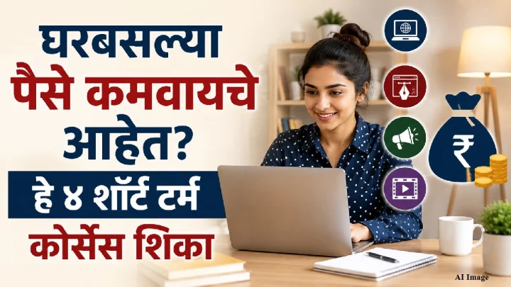 घरबसल्या पैसे कमवायचे आहेत, हे ४ शॉर्ट टर्म कोर्सेस शिका