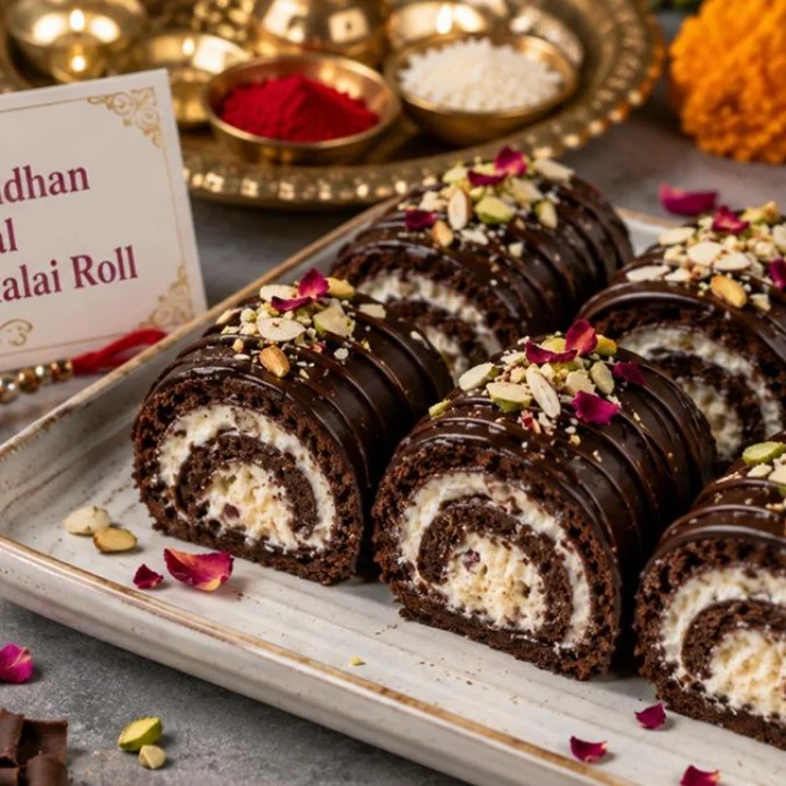 'Chocolate Malai Roll
