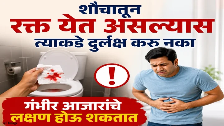 शौचातून रक्त येत असल्यास त्याकडे दुर्लक्ष करू नका गंभीर आजारांचे लक्षण होऊ शकतात