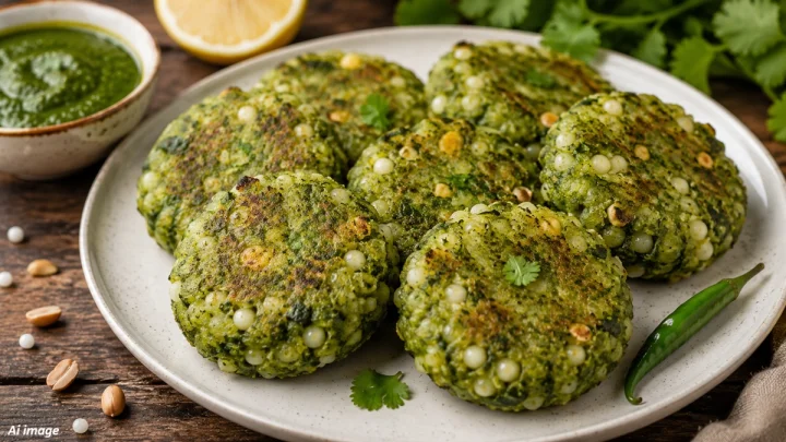 उपवासासाठी एक उत्तम आणि चवदार रेसिपी ''Green Sabudana Vada''