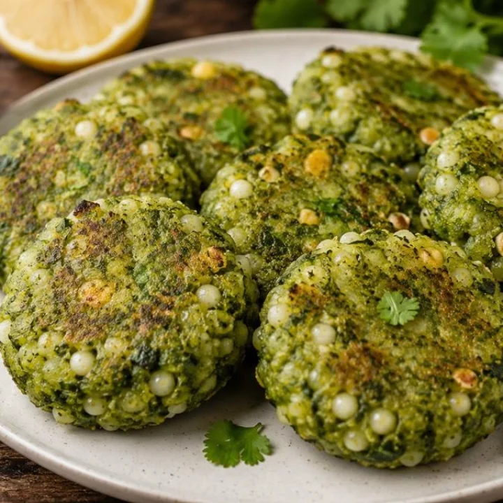 Green sabudana Vada