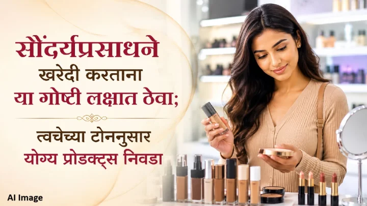 सौंदर्यप्रसाधने खरेदी करताना या गोष्टी लक्षात ठेवा; त्वचेच्या टोननुसार योग्य प्रोडक्ट्स निवडा