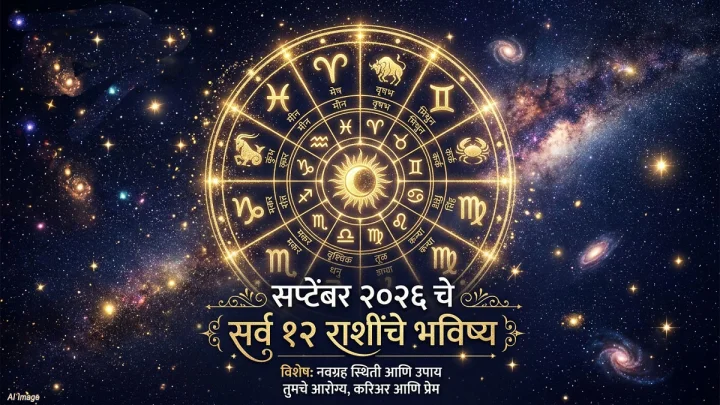 September 2026 Monthly Horoscope सप्टेंबर २०२६ चे मासिक राशीभविष्य: जाणून घ्या कसा राहील हा महिना तुमच्यासाठी!