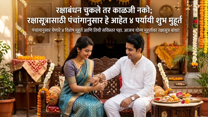 रक्षाबंधनाला राखी बांधायची राहून गेली? 'या' ४ शुभ तिथींना बांधू शकता भावाला राखी