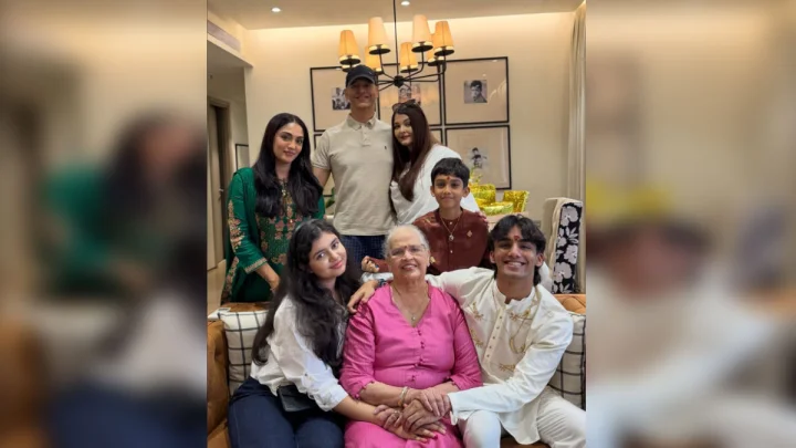 Aishwarya Rai Raksha Bandhan ऐश्वर्याने आणि आराध्याने आपल्या भावांना राखी बांधली