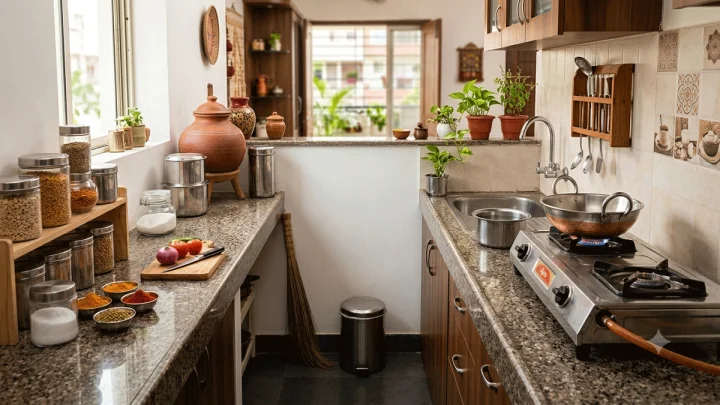 Kitchen Vastu स्वयंपाकघरातील या वस्तू चुकीच्या ठिकाणी ठेवल्या तर काय होते? वास्तुनुसार जाणून घ्या