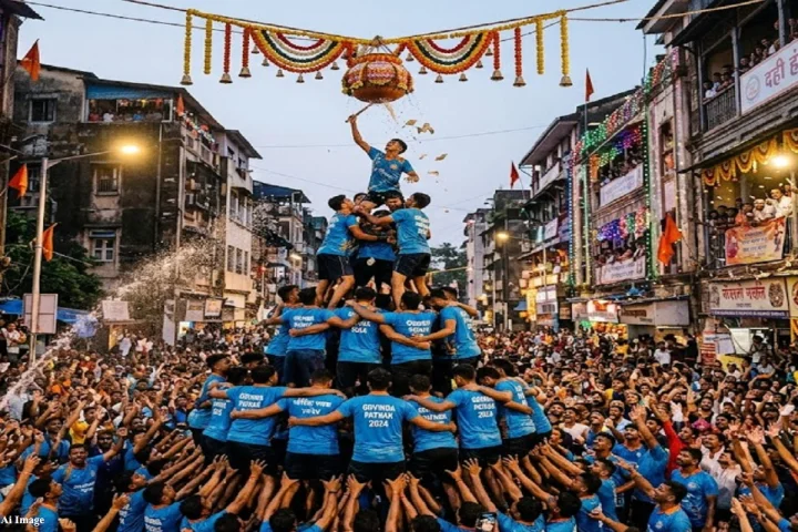 પનવેલમાં દહીં હાંડી કાર્યક્રમ દરમિયાન અકસ્માત, વીજળીનો કરંટ લાગતા 5 લોકો ઘાયલ