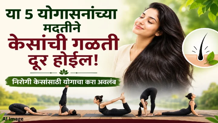 केस गळण्याची समस्या दूर करायची आहे? रोज करा ही ५ योगासने