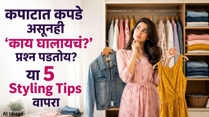 कपाटात कपडे असूनही ‘काय घालायचं?’ प्रश्न पडतोय? या 5 Styling Tips वापरा