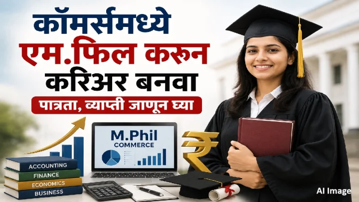 कॉमर्समध्ये एम.फिल करून करिअर बनवा, पात्रता,व्याप्ती जाणून घ्या