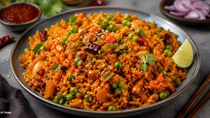 चायनीज ट्विस्ट, मसालेदार आणि चटपटीत शेजवान पोहा एकदा नक्की चाखून बघा