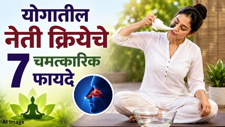 योगातील नेती क्रिया का करावी? जाणून घ्या ७ चमत्कारिक फायदे आणि योग्य पद्धत