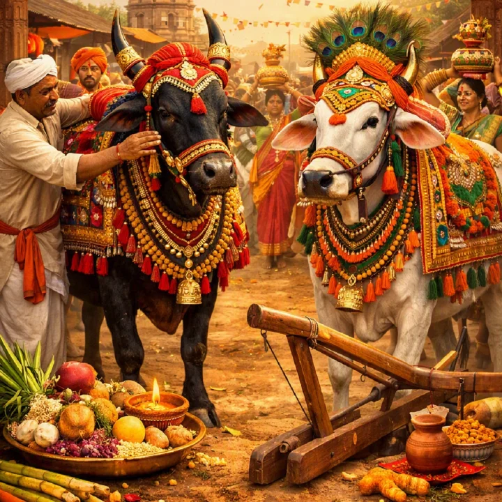 Bail Pola 2026 यंदा बैल पोळा तारीख, पूजा विधी आणि शुभेच्छा संदेश