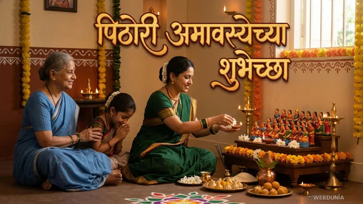 Pithori Amavasya Matrudin 2026 Wishes in Marathi पिठोरी अमावस्या शुभेच्छा संदेश