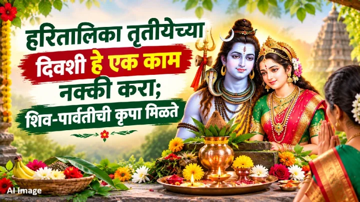 हरितालिका तृतीयेच्या दिवशी हे एक काम नक्की करा; शिव-पार्वतीची कृपा मिळते अशी आहे मान्यता