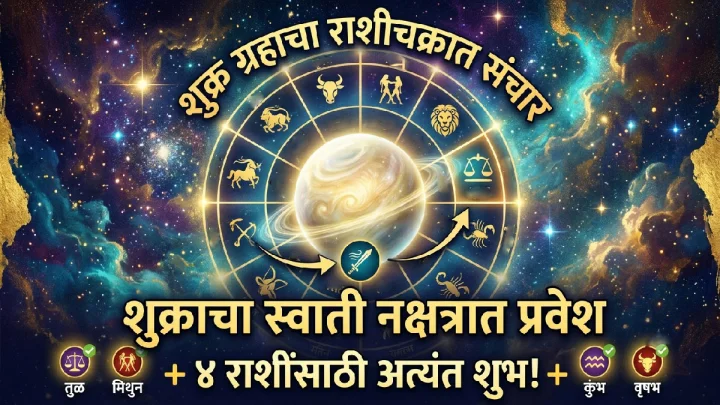 ११ सप्टेंबर रोजी, शुक्रचा राहूच्या स्वाती नक्षत्रात प्रवेश, या ४ राशींचे भाग्य उजळेल