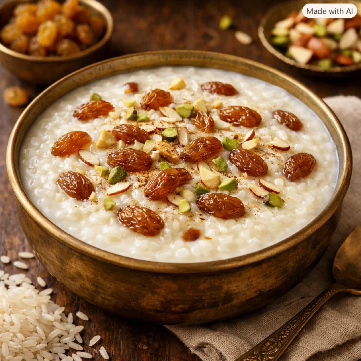 पिठोरी नैवेद्यासाठी खास: पौष्टिक आणि चविष्ट बेदाणे घातलेली भाताची खीर