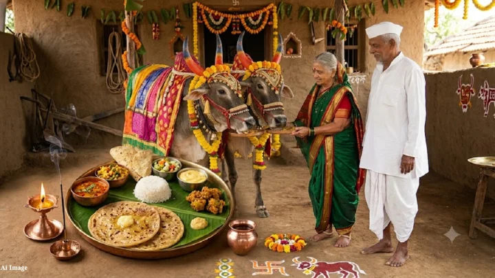 Bail Pola Naivedyam बैल पोळ्याच्या दिवशी दाखवला जाणारा मुख्य व पारंपरिक नैवेद्य