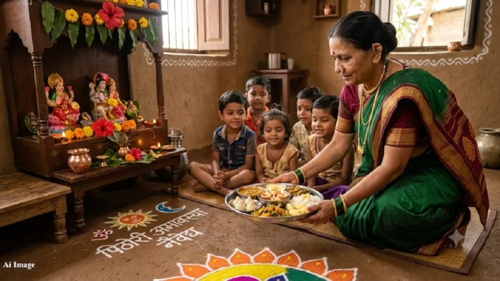 Pithori Amvasya पिठोरी अमावस्या दिवशी दाखवला जाणारा मुख्य व पारंपरिक नैवेद्य