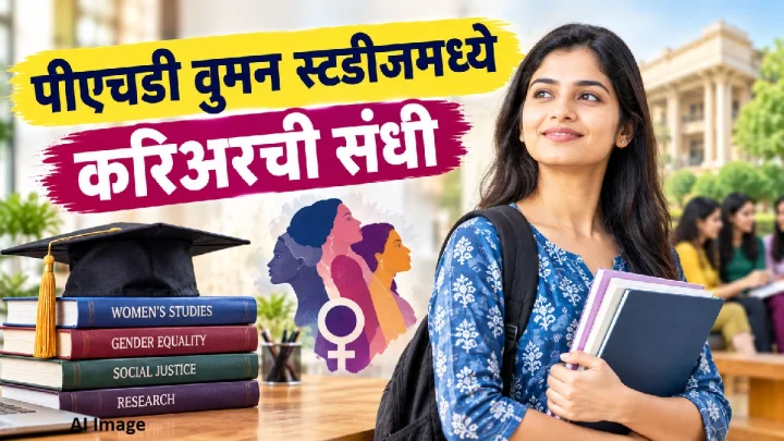 पीएचडी वुमन स्टडीजमध्ये करिअरची संधी; पात्रता, अभ्यासक्रम, व्याप्ती आणि पगाराची संपूर्ण माहिती जाणून घ्या