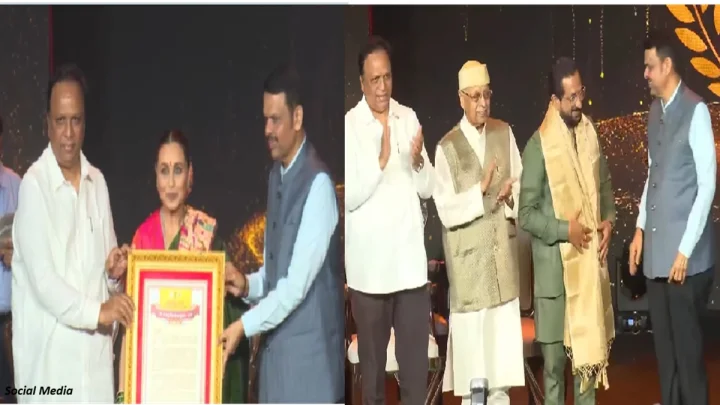 ६२ व्या महाराष्ट्र राज्य चित्रपट पुरस्कार सोहळ्यात राणी मुखर्जी आणि प्रसाद ओक यांना विशेष सन्मानाने गौरविण्यात आले