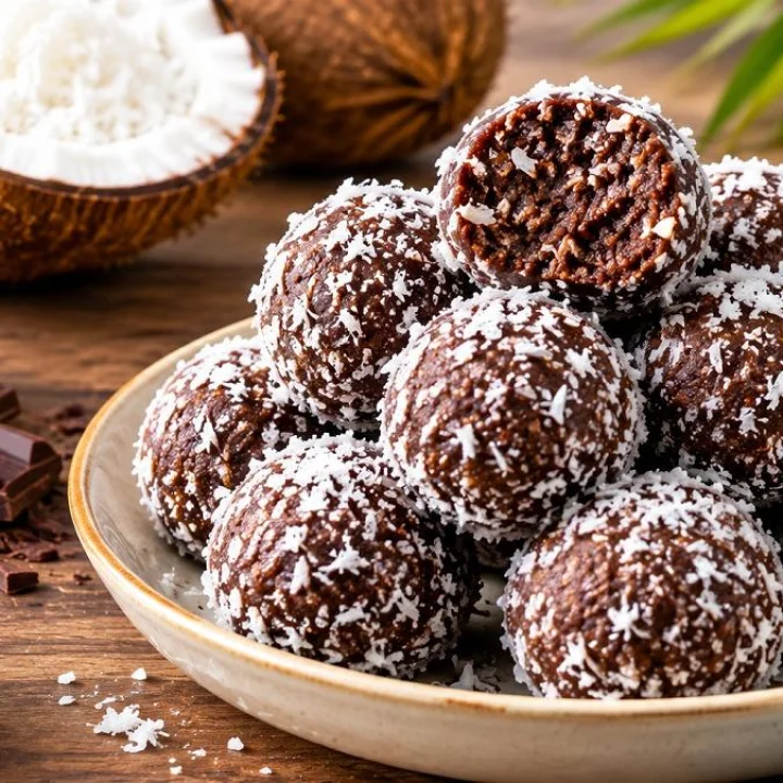 Chocolate Coconut Ladoo