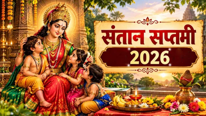 Santan Saptami 2026 १८ सप्टेंबर रोजी संतान सप्तमी, पूजा पद्धत, नियम आणि व्रताची कथा
