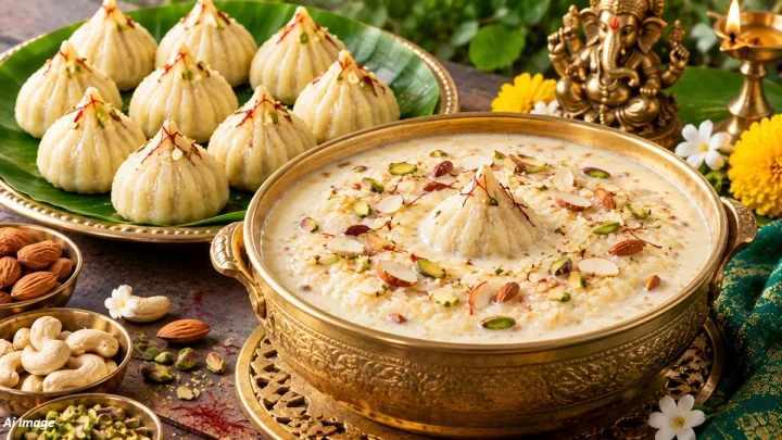 मोदक पायसम खीर: पारंपरिक आणि चवदार दक्षिण भारतीय फ्युजन रेसिपी Modak Payasam Kheer
