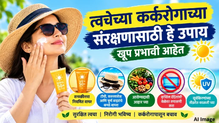 त्वचेच्या कर्करोगापासून बचावासाठी ‘हे’ प्रभावी उपाय नक्की जाणून घ्या!