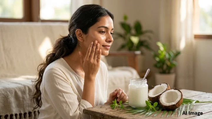 सुंदर त्वचेसाठी खोबरेल तेल सर्वोत्तम आहे, त्याचे फायदे जाणून घ्या