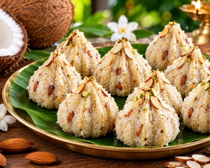 Coconut-Almond Modak