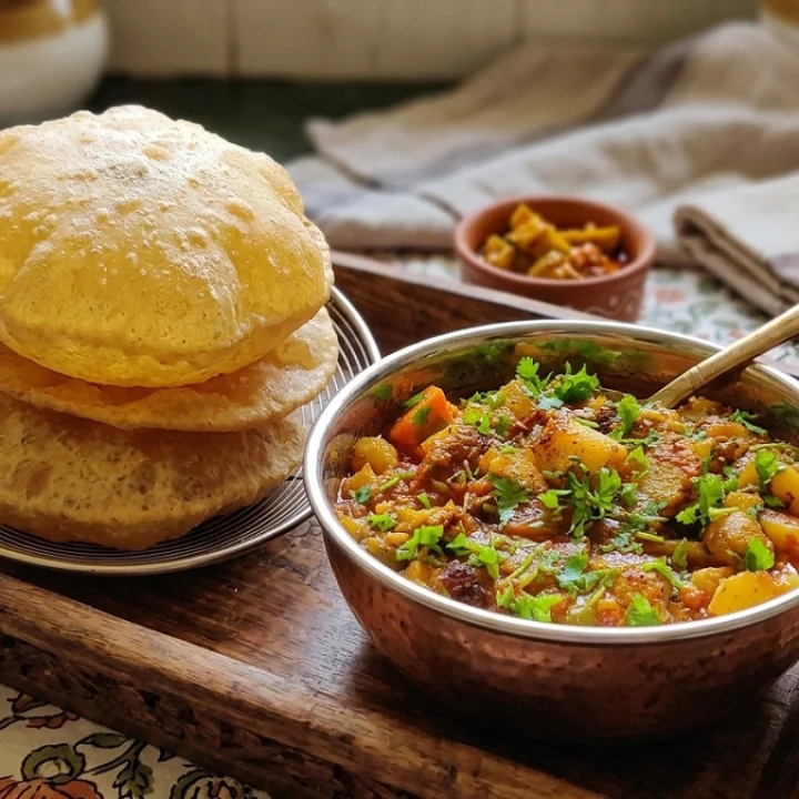 Ram bhaji and puri