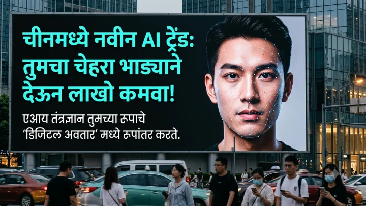 तुमचा चेहरा भाड्याने देऊन लाखो कमवा! या देशात एक नवीन AI ट्रेंड