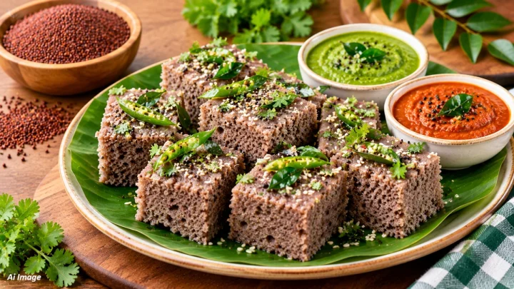 Ragi Dhokla